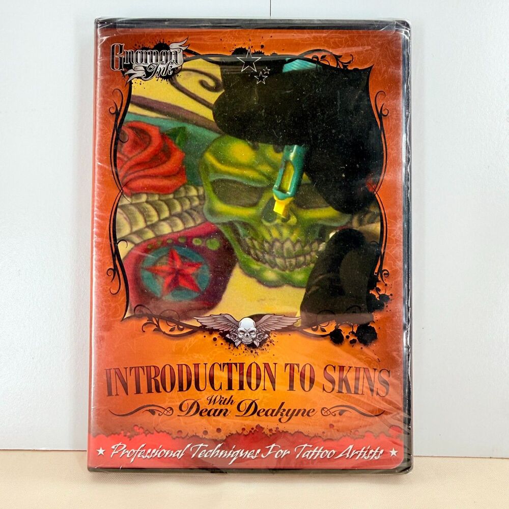 Dean Deakyne Introduction To Skins Tattoo Training DVD Gnomon Ink Sealed